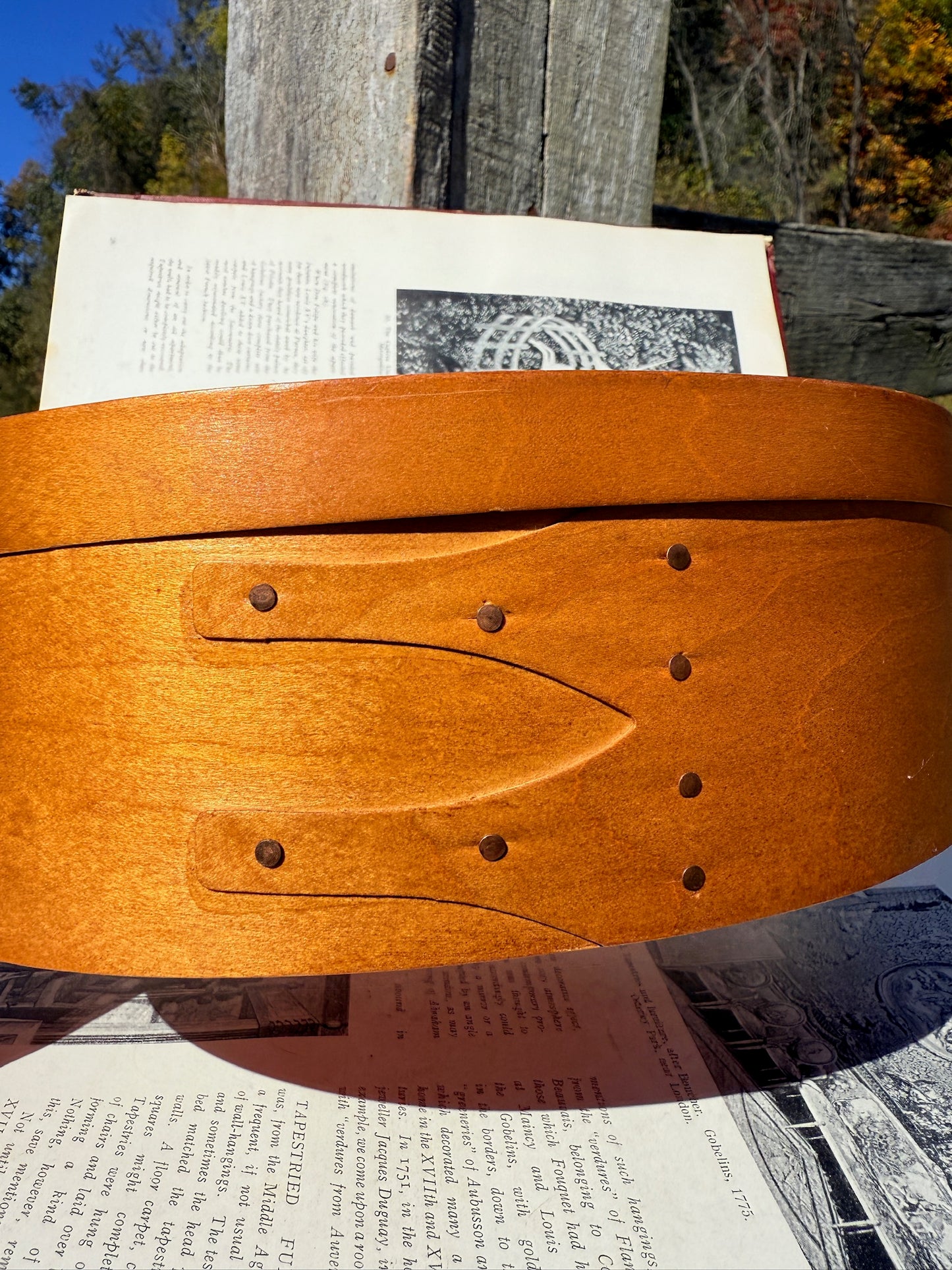 Vintage 1950s Bent Wood Oval Shaker Box Set