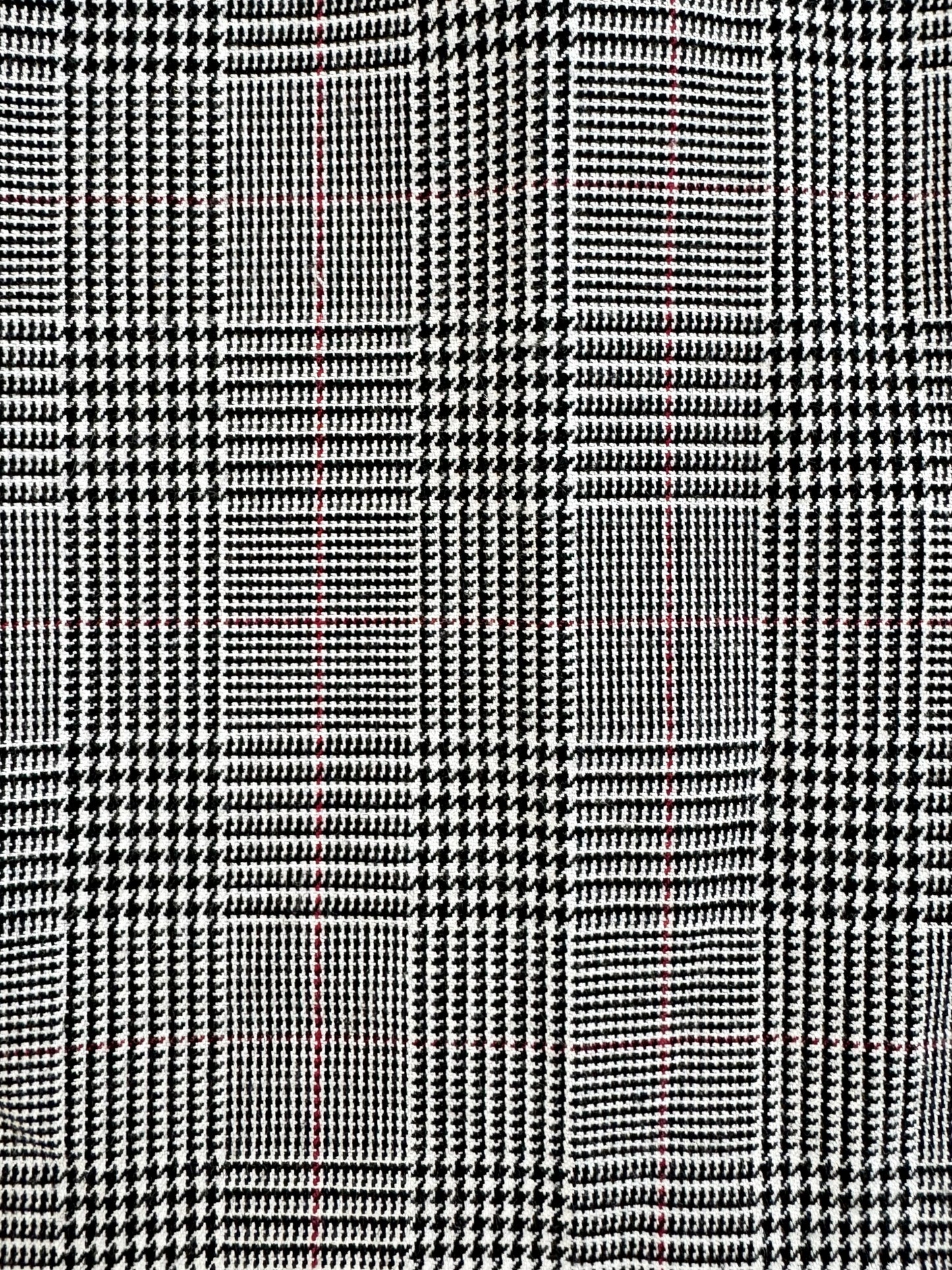 Vintage 1980s Norton McNaughton Houndstooth Pencil Skirt | Waist 28”