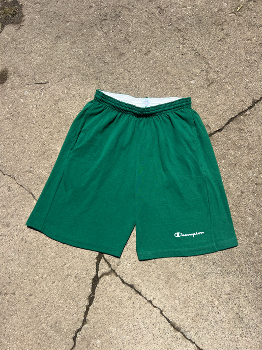 Champion Cotton Gym Shorts - Green
