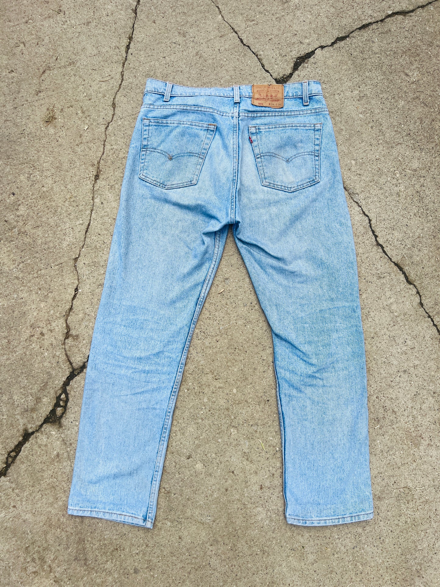 90's Levi's - 505 Light Wash