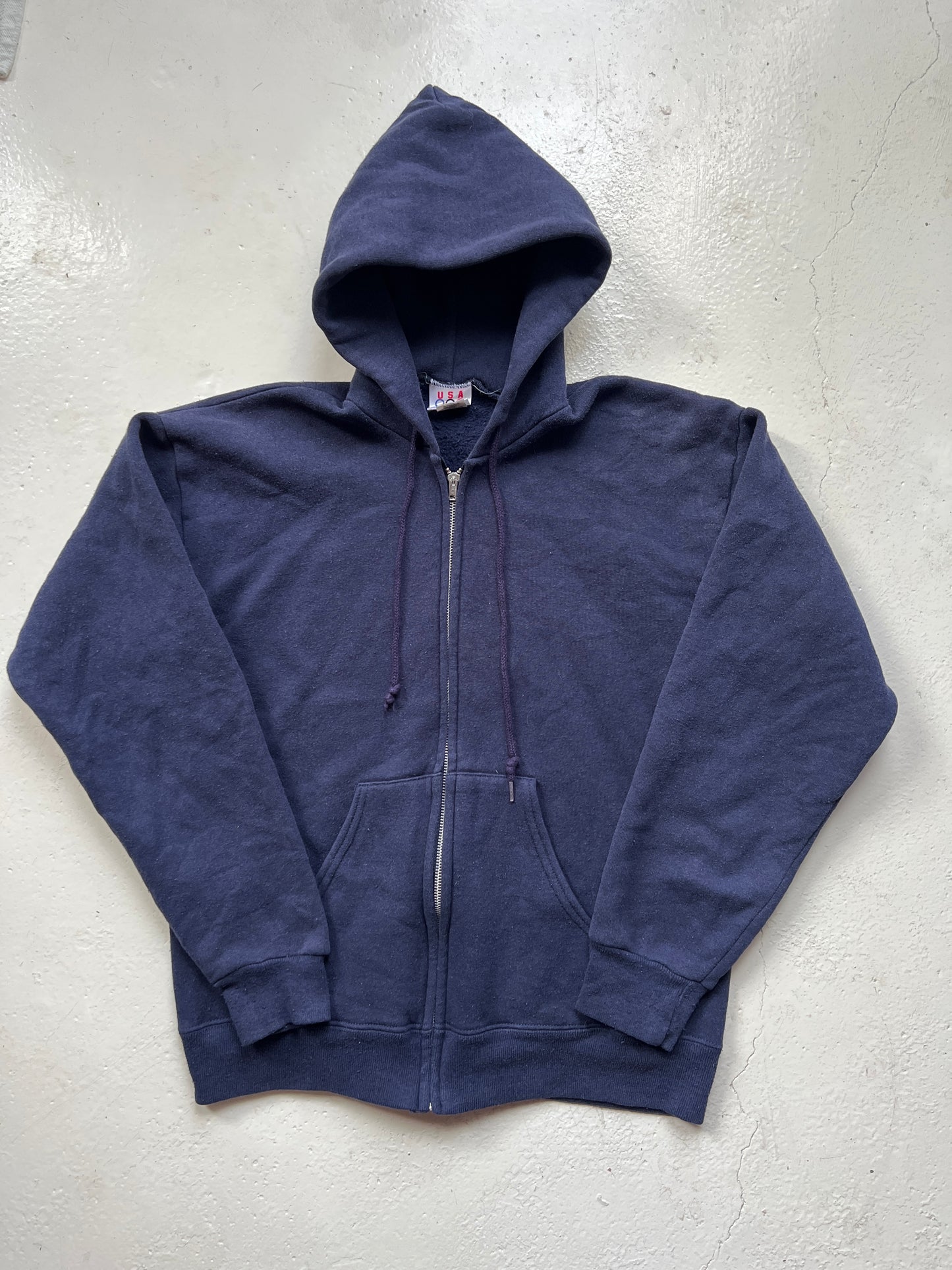 1990's USA Full Zip Hoodie | Medium