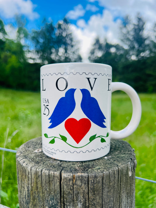 80's "LOVE" Stamp Mug