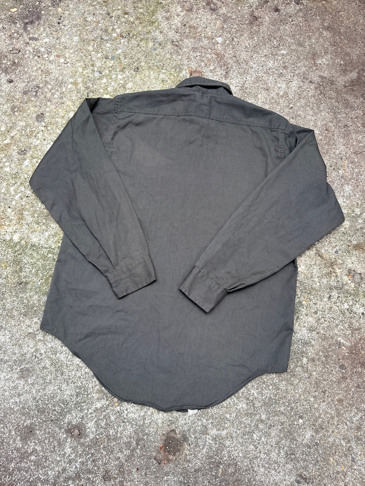 Vintage 1960’s OshKosh B'Gosh Dark Green Snap Closure Button Down Shirt