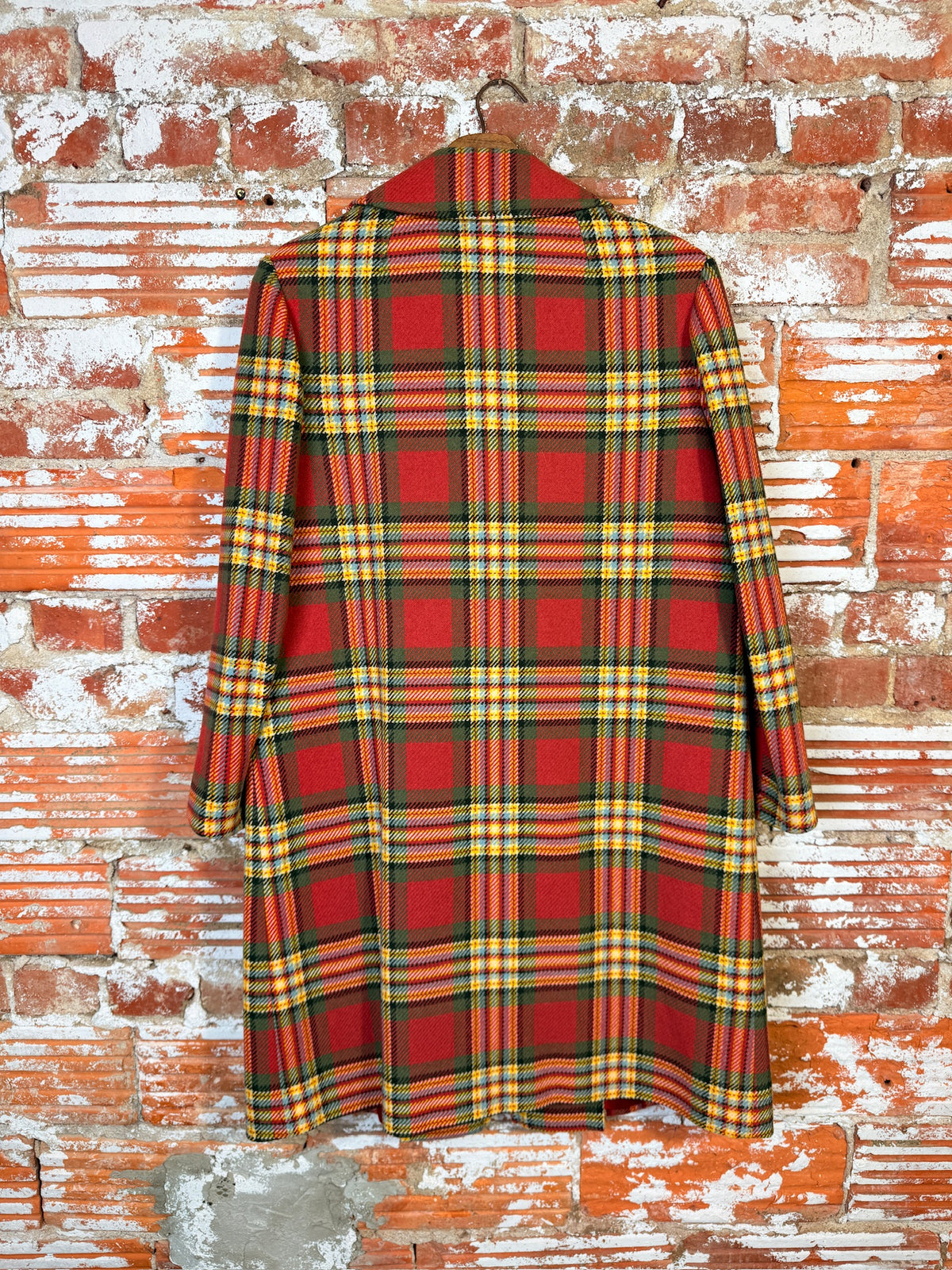 Vintage 1950's/60's Pendleton Red Plaid Pattern Coat