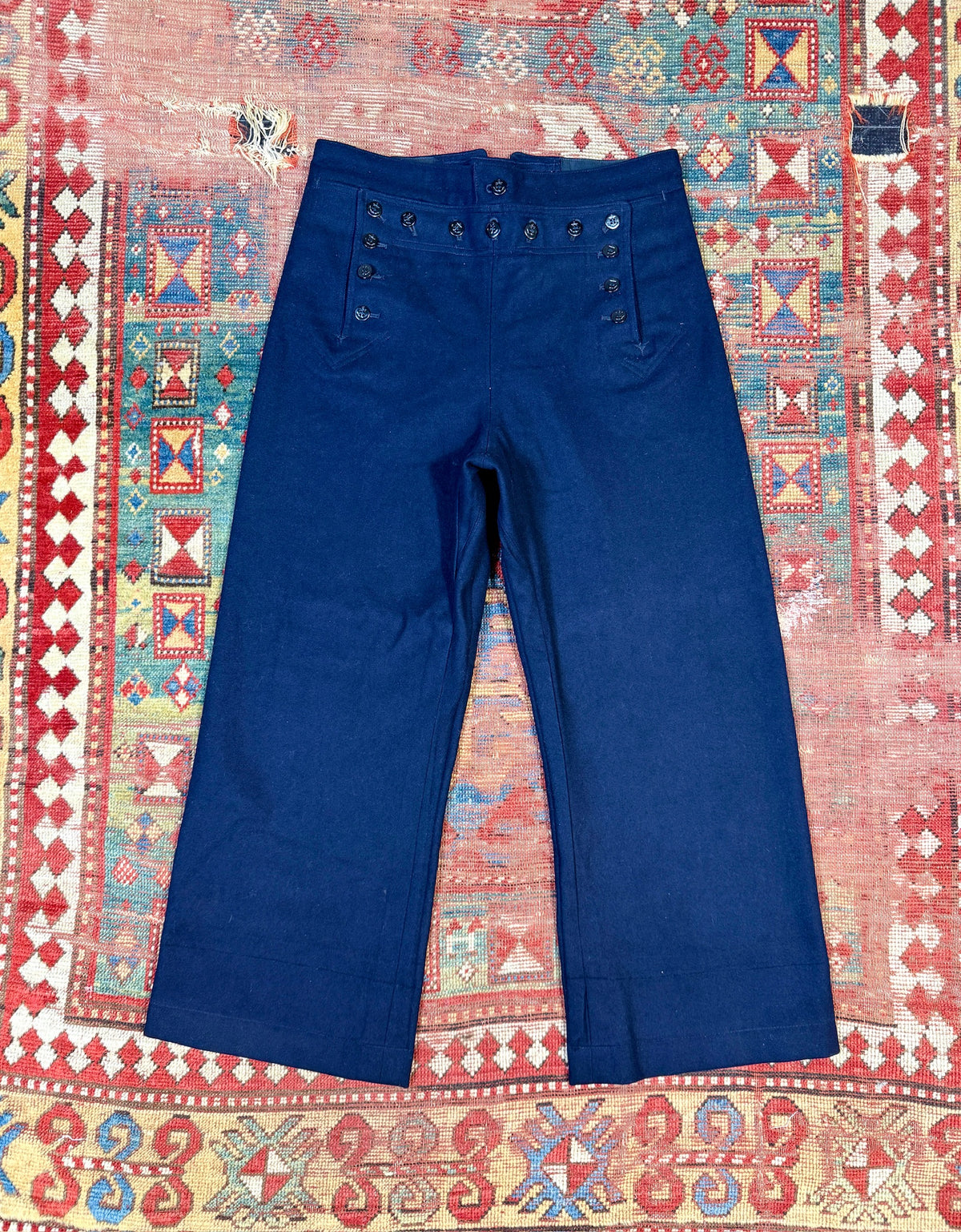 Vintage 1966 DSA Crackerjack Wide-Leg Wool Pants | 31x27