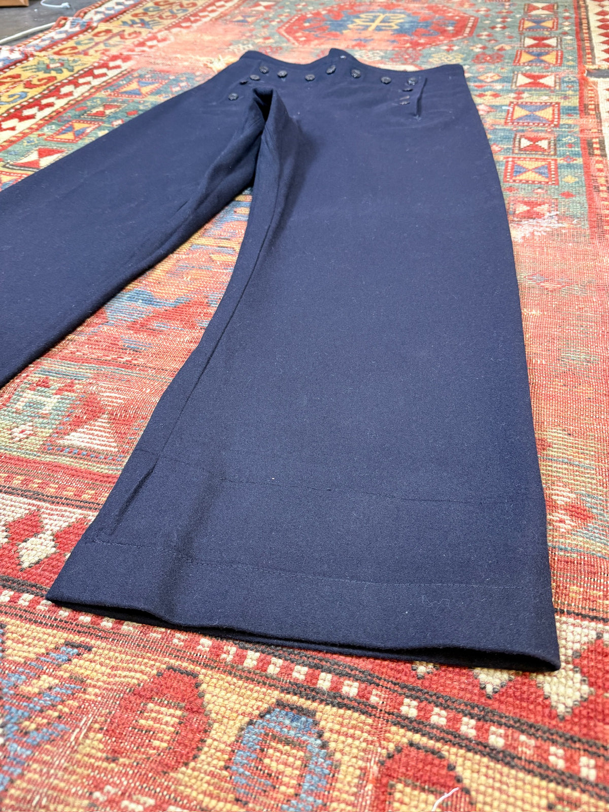 Vintage 1966 DSA Crackerjack Wide-Leg Wool Pants | 31x27