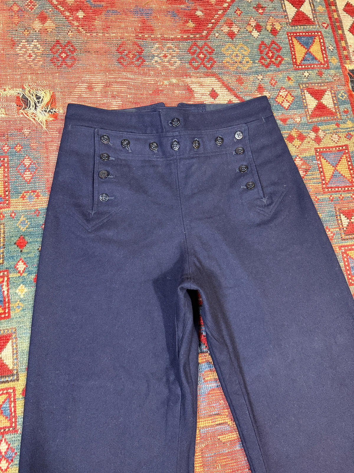 Vintage 1966 DSA Crackerjack Wide-Leg Wool Pants | 31x27