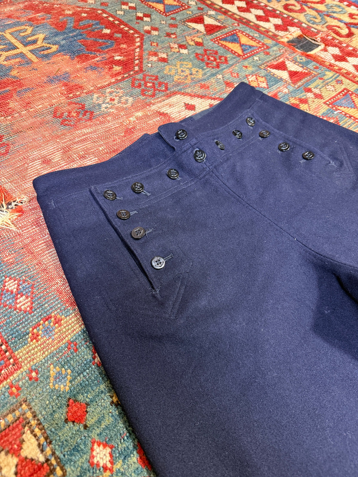 Vintage 1966 DSA Crackerjack Wide-Leg Wool Pants | 31x27