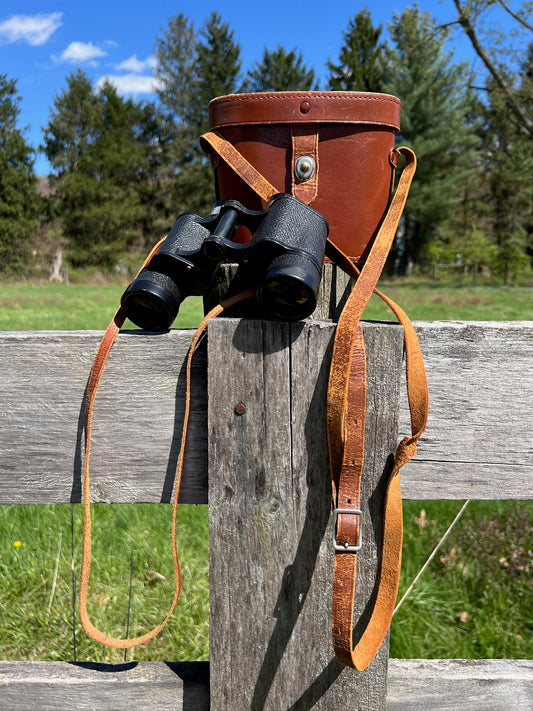 Vintage Asterette Binoculars + WWII Case
