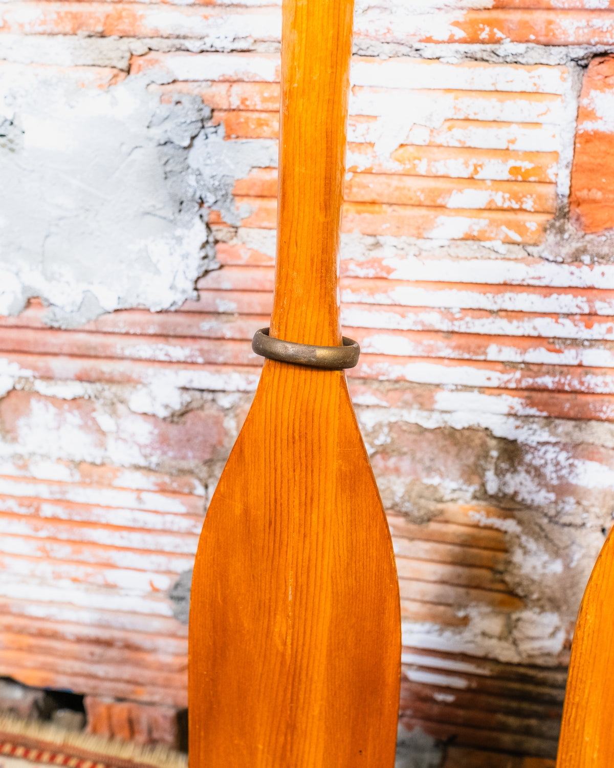 Vintage Wood Boat Oars Set of Two