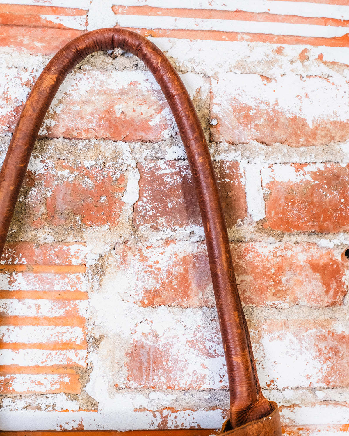 RBRB Handcrafted Raw Leather Tote Bag