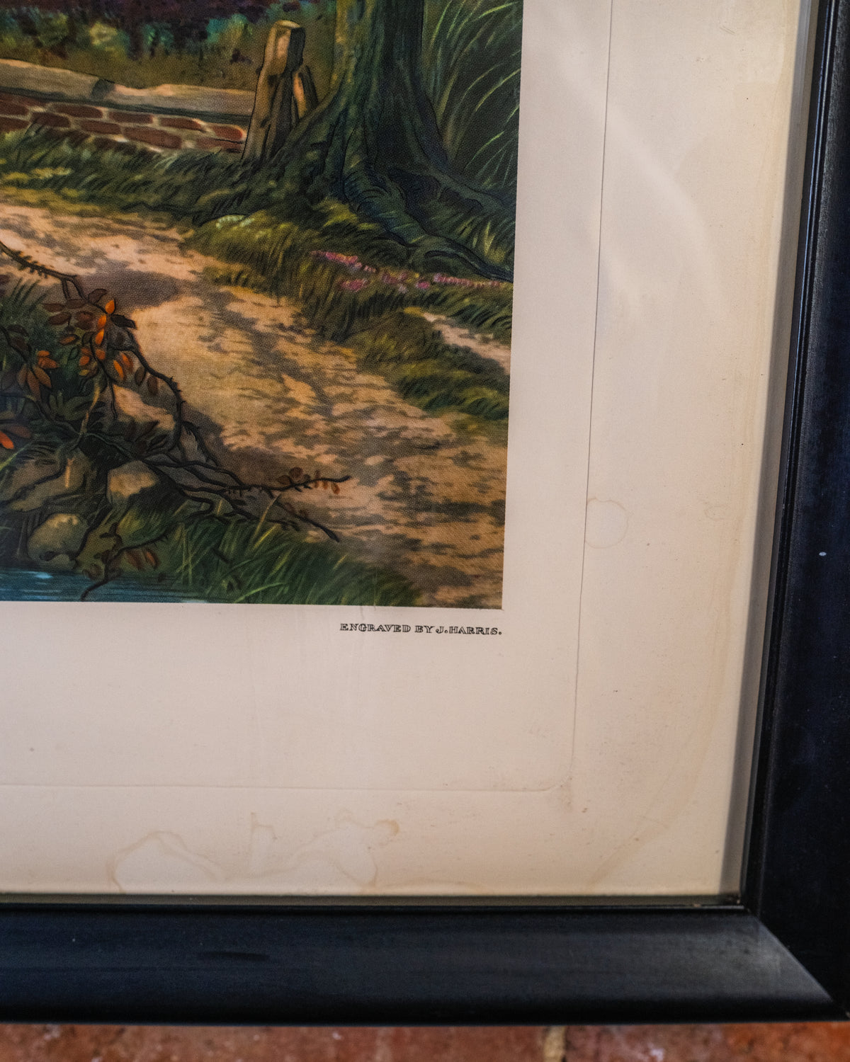 Vintage 1944 End Of The Hunt Herring's Fox Hunting Scene Print Art