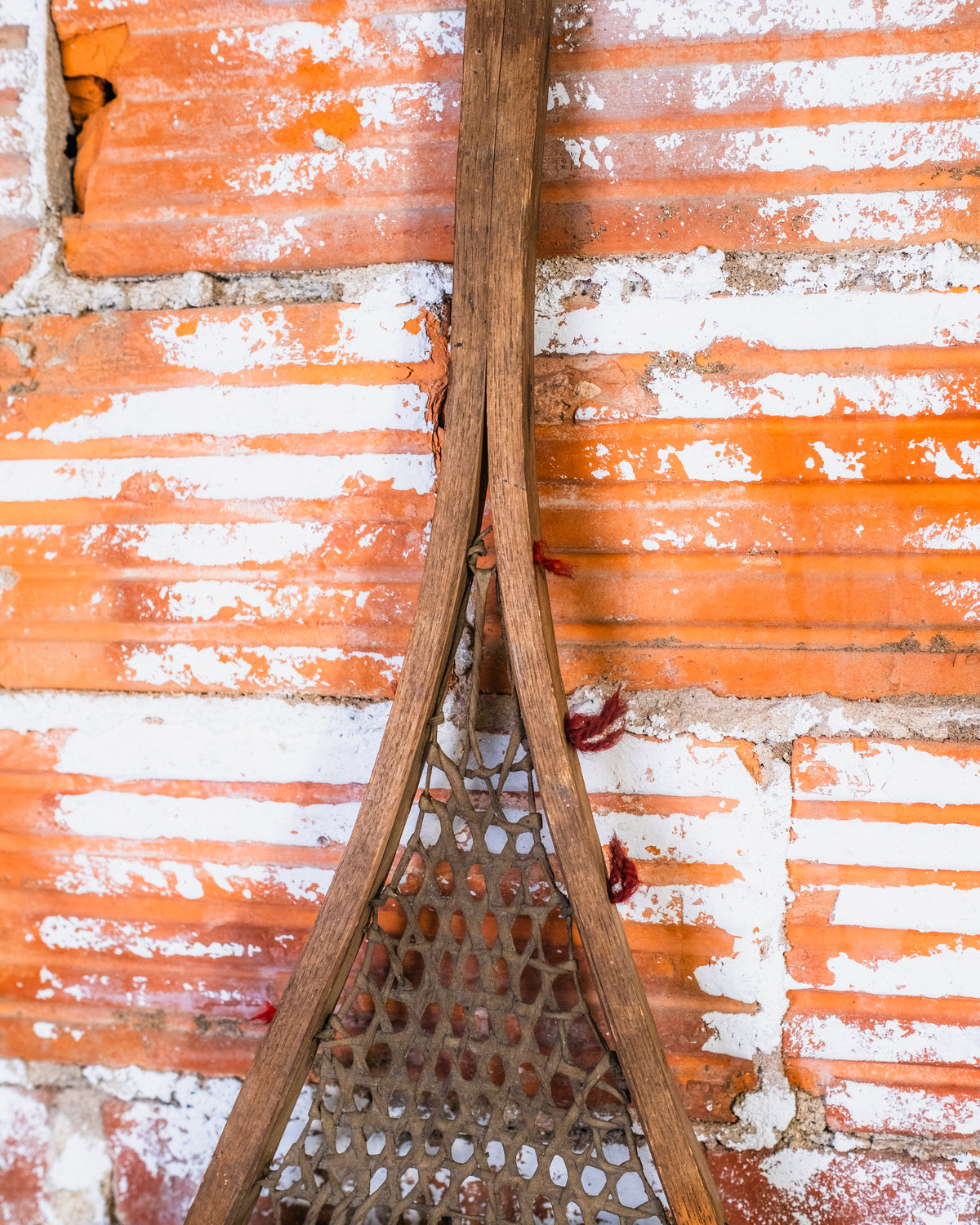 Antique 1920's Wooden Snowshoe Set