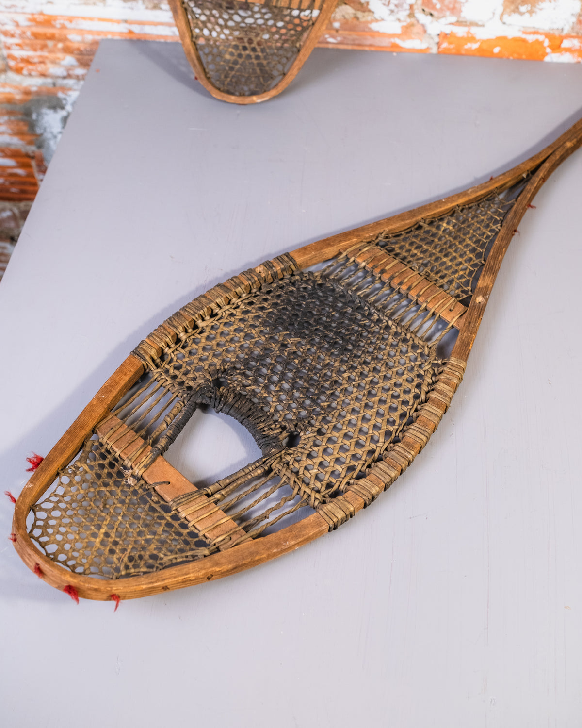 Antique 1920's Wooden Snowshoe Set