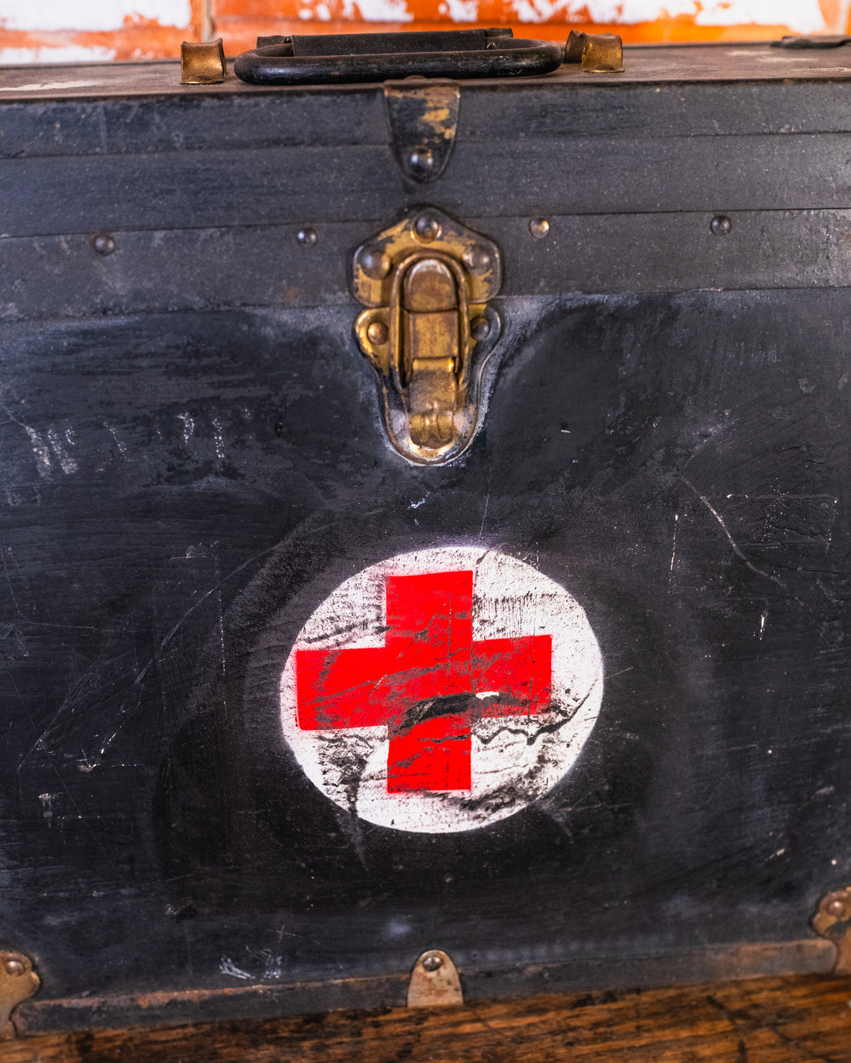 Vintage WWII Metal Medical Box