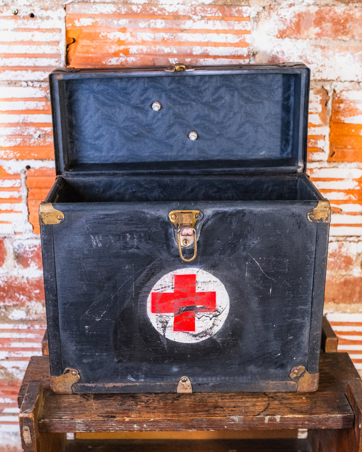 Vintage WWII Metal Medical Box