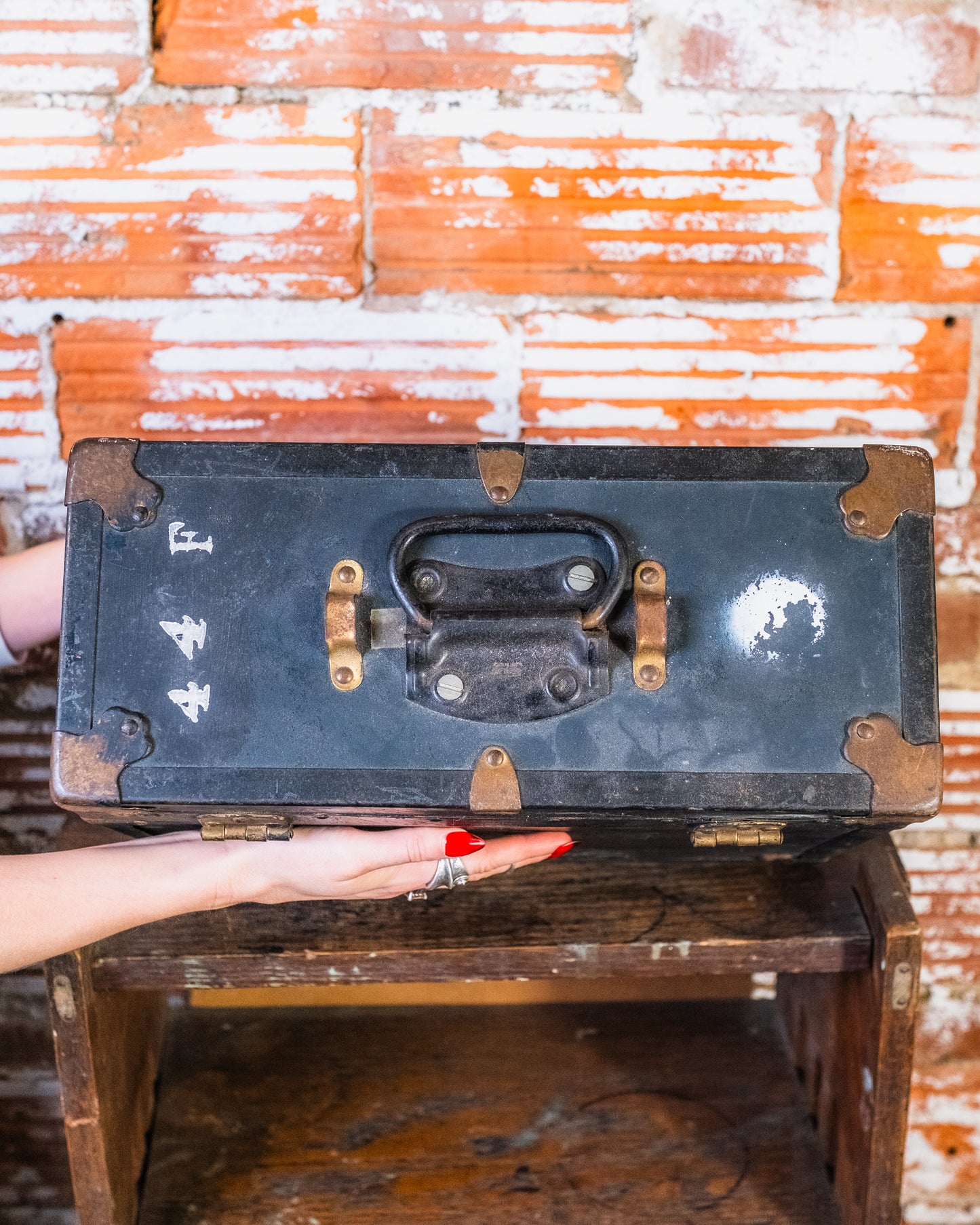 Vintage WWII Metal Medical Box