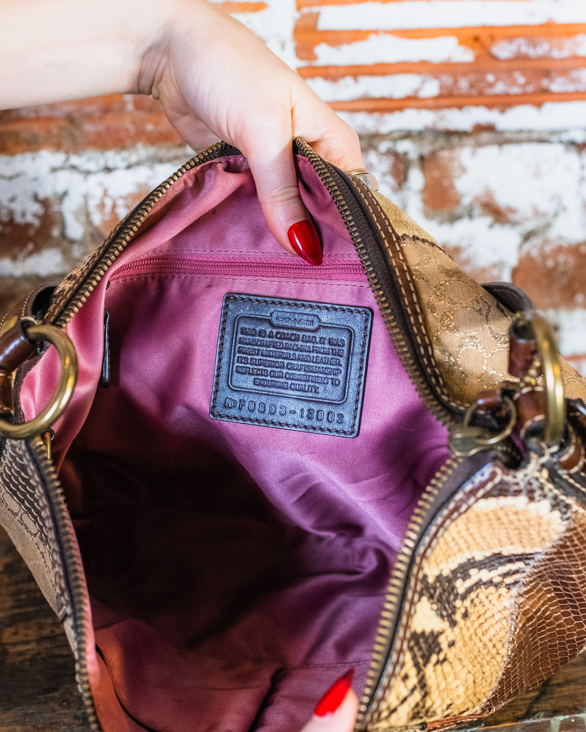 Vintage Coach Soho Patchwork Hobo Shoulder Bag | Style No. 13003